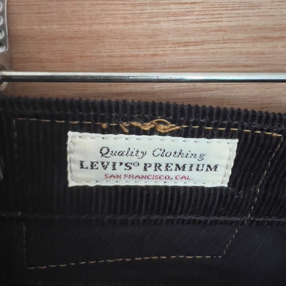 Levi's 511 corduroy pants men's 33x32 work casual - Picture 5 of 7